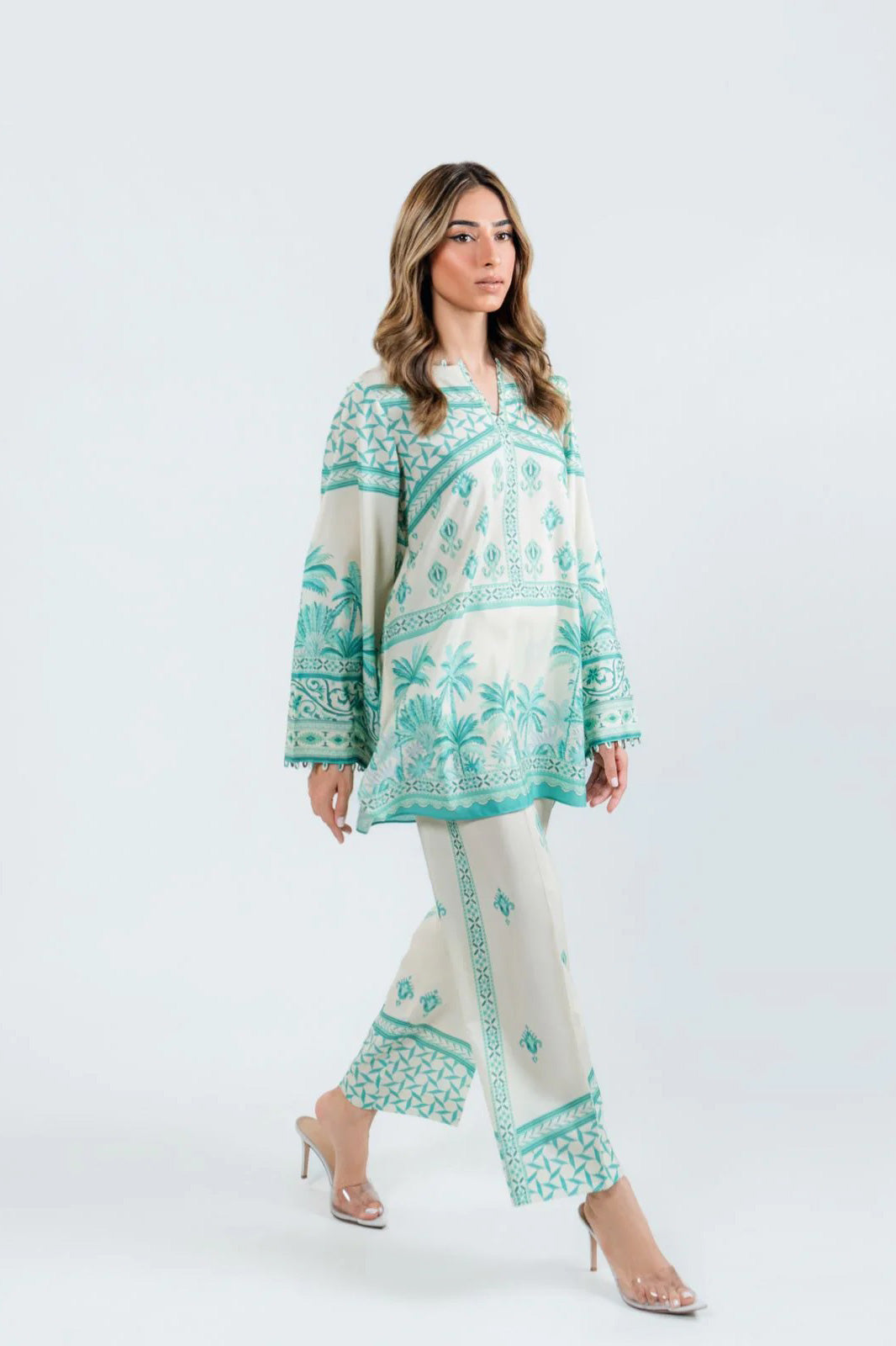 Sola Co-ord Set- Premium Fabric 2 Pc - 170001
