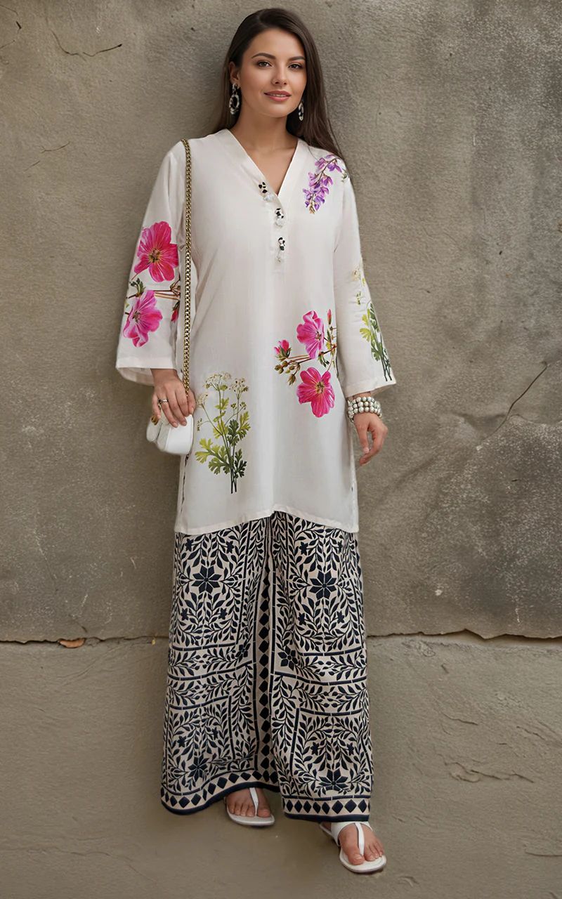 Mina | Co-ord Set 2pc | Digital Printed | SUMMER FIT | PREMIUM STITCHED | PREMIUM FABRIC |