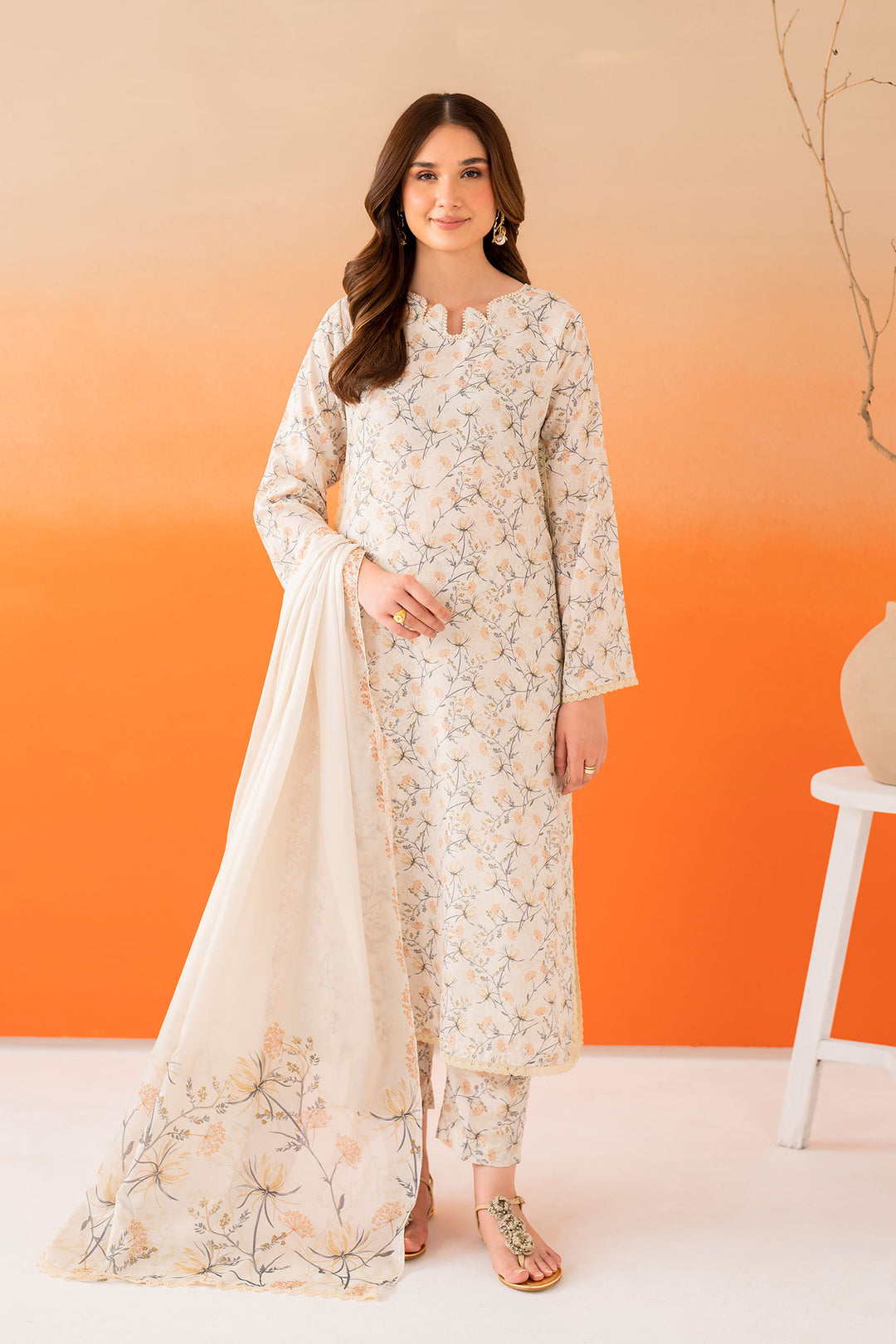 Velin -3 Pcs PREMIUM FABRIC | SUMMER FIT | STITCHED-1400