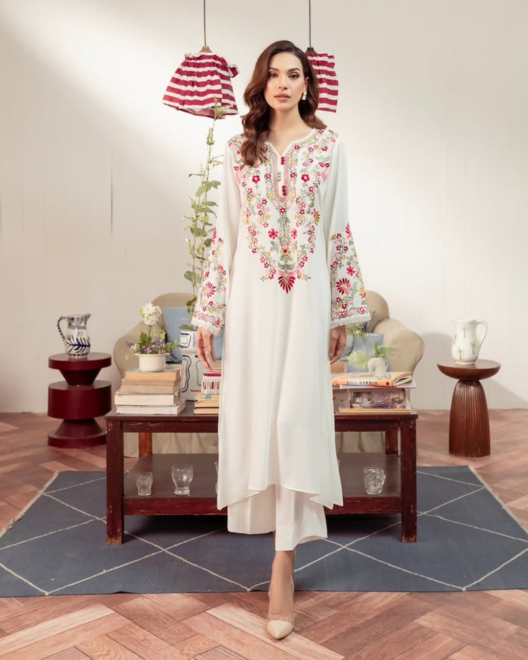 Rubab (Embroidery 2 Pcs) - Premium Quality Fabric
