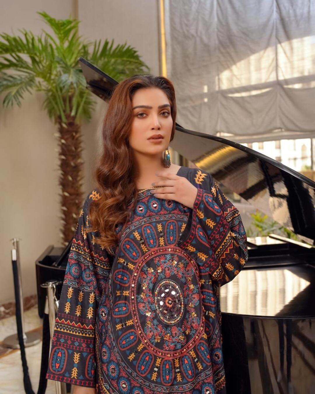 KhaddiI Digital Black (2PCs) -Premium Quality Fabric
