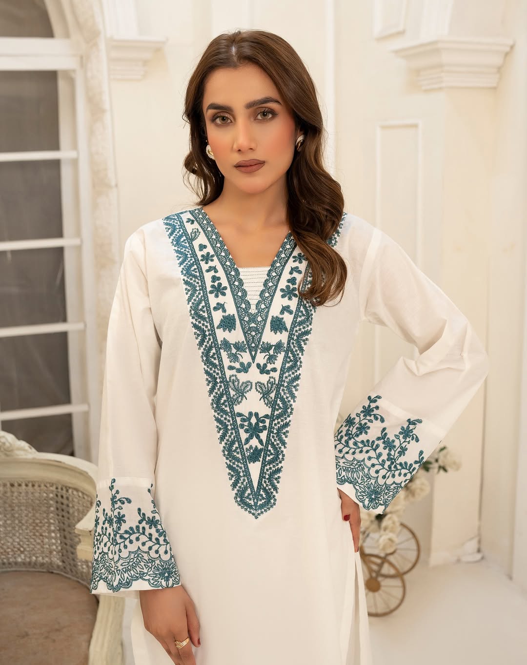 Ayat Long Length (Embroidery 2 Pcs)| EID COLLECTION|