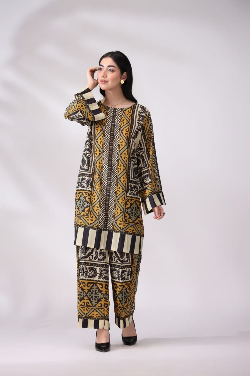 Digital Printed 2 Pcs PREMIUM FABRIC | SUMMER FIT | STITCHED - 3212