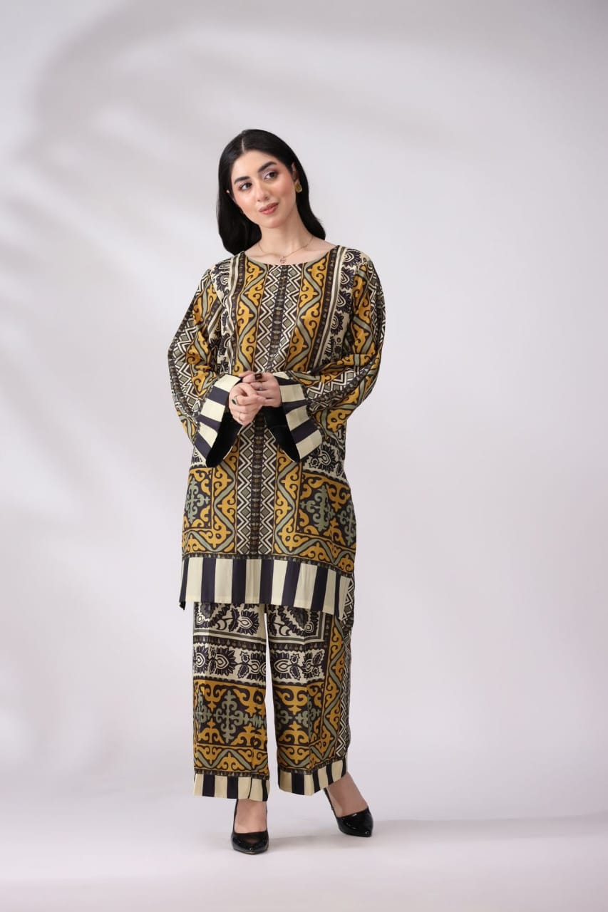 Digital Printed 2 Pcs PREMIUM FABRIC | SUMMER FIT | STITCHED - 3212