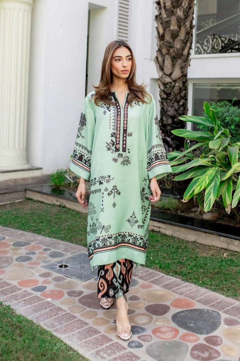 Digital Printed 2 Pcs PREMIUM FABRIC | SUMMER FIT | STITCHED - 3217