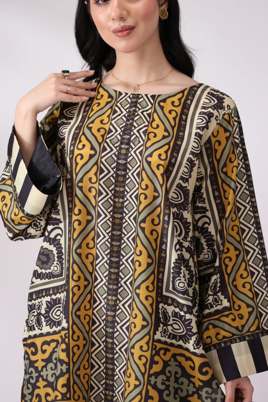 Digital Printed 2 Pcs PREMIUM FABRIC | SUMMER FIT | STITCHED - 3212