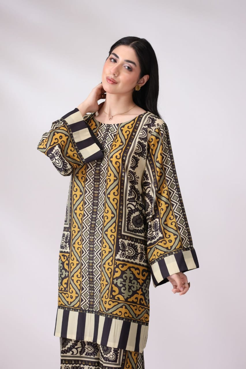 Digital Printed 2 Pcs PREMIUM FABRIC | SUMMER FIT | STITCHED - 3212