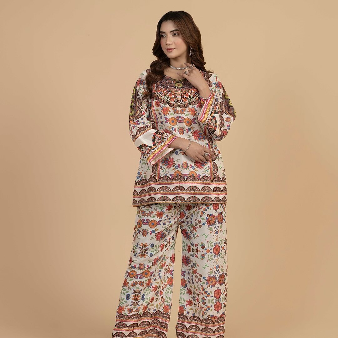 Kohenoor (Digital 2 Pcs) Stitched Summer Fit - Premium Quality Fabric