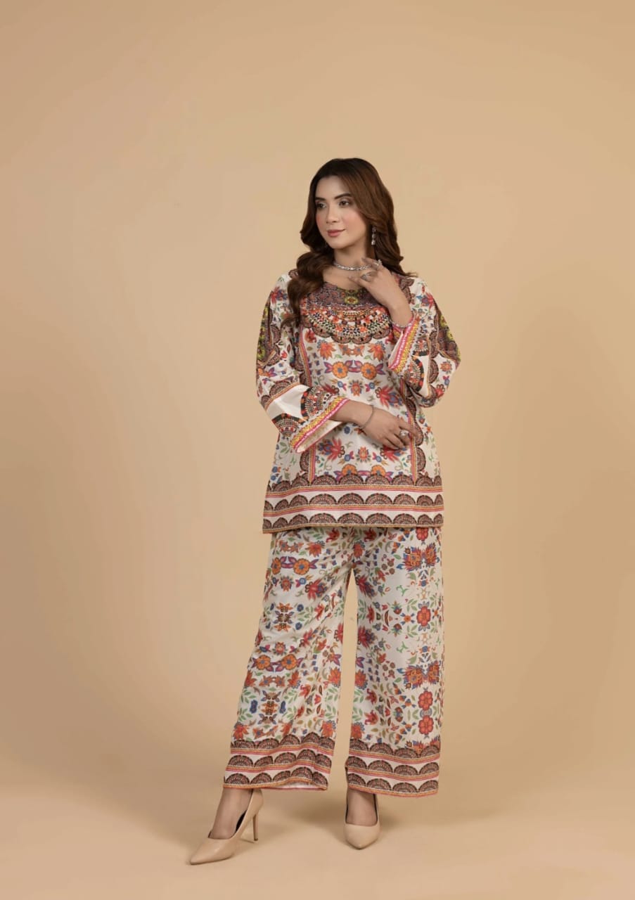 Kohenoor (Digital 2 Pcs) Stitched Summer Fit - Premium Quality Fabric