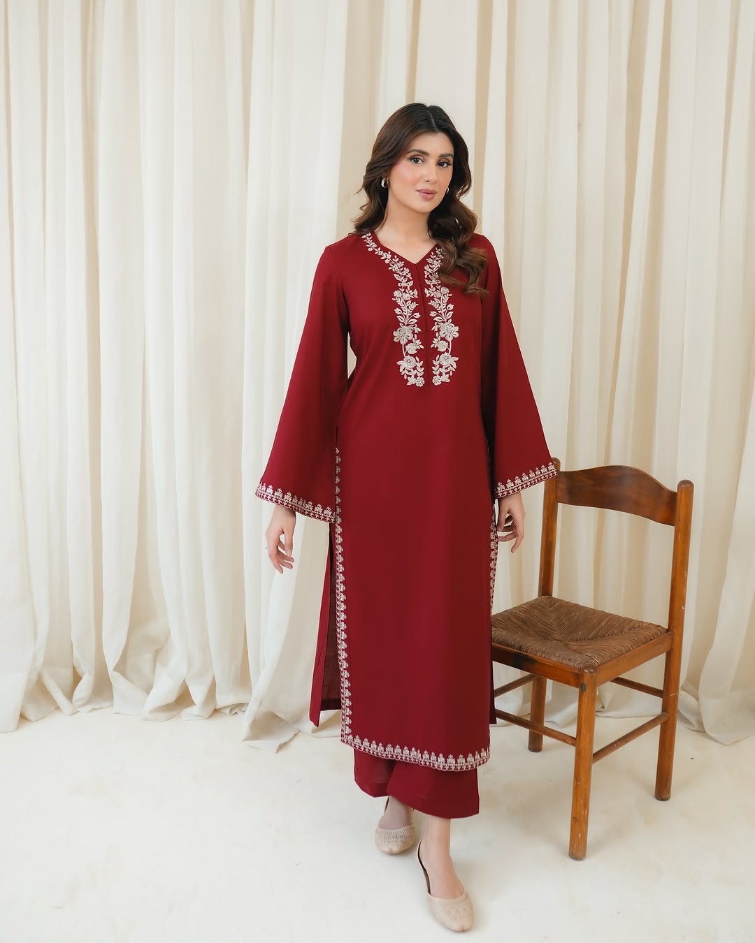 AGHA NOOR | 2PC | LINEN |