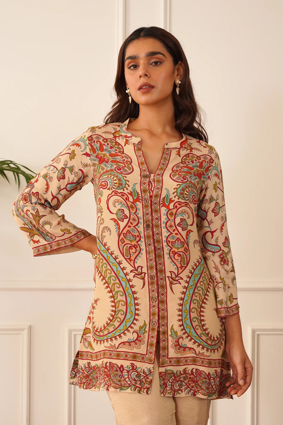 Digital Printed 2 Pcs PREMIUM BLENDED LAWN FABRIC | SUMMER FIT | STITCHED-3551