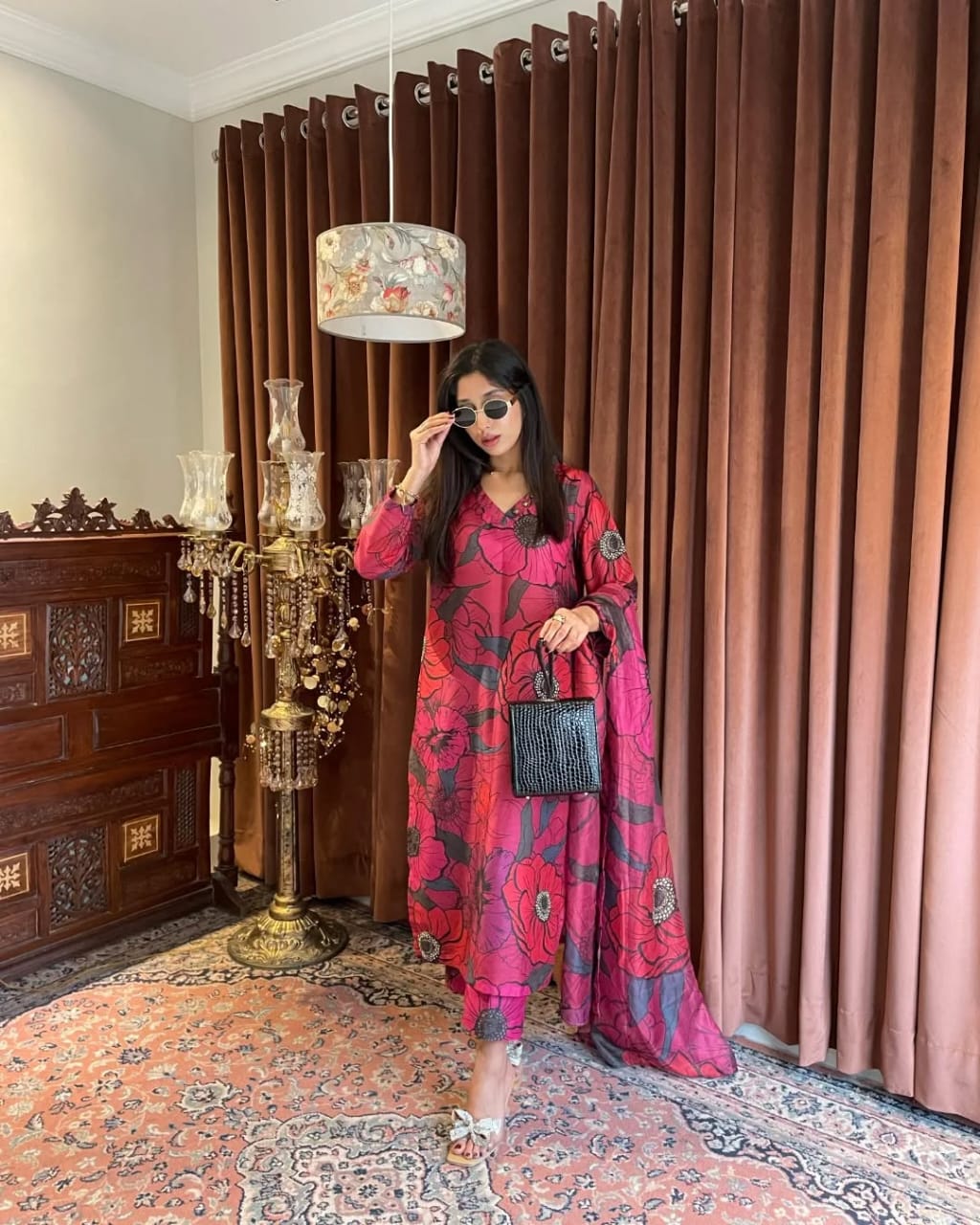 Vania - Digital Printed 3 Pcs PREMIUM FABRIC | SUMMER FIT | STITCHED - 3215