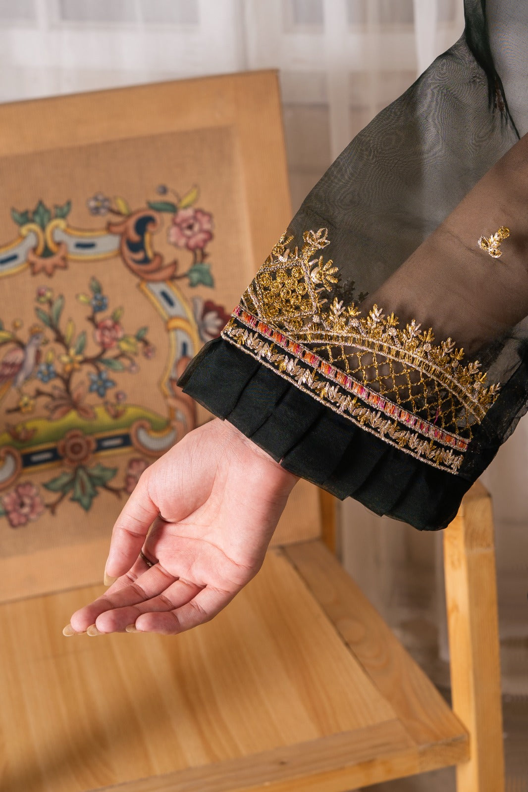 Mehrou (Organza Embroided 3 PCs) Digital Printed | SUMMER FIT | PREMIUM STITCHED | PREMIUM FABRIC |