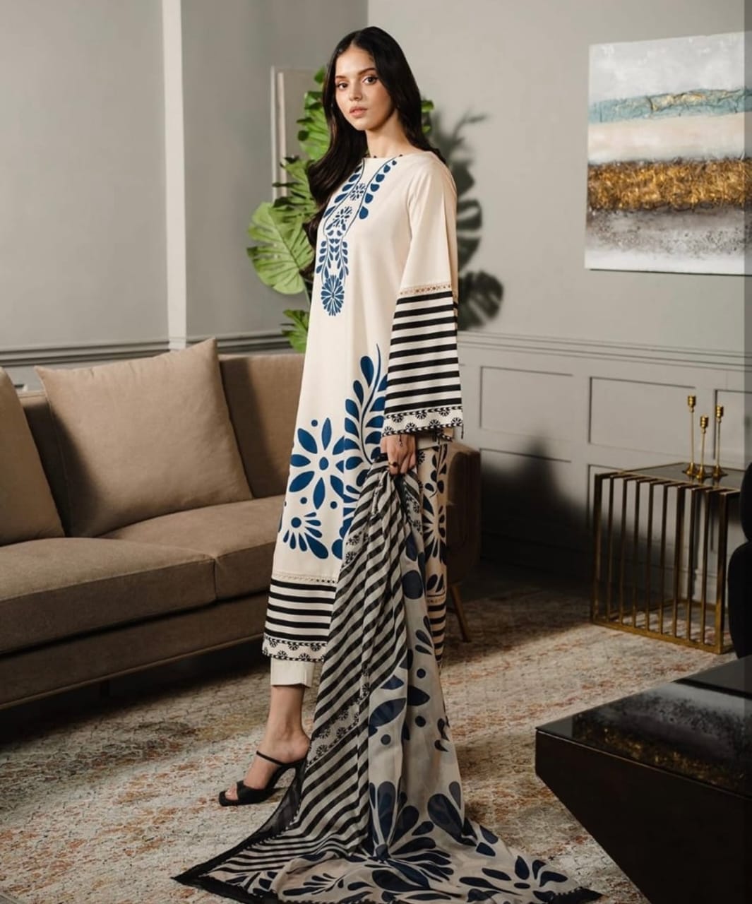 Rangoon (Printed 3 Pcs) Digital Printed | SUMMER FIT | STITCHED