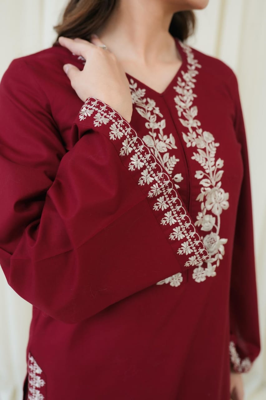 AGHA NOOR | 2PC | LINEN |