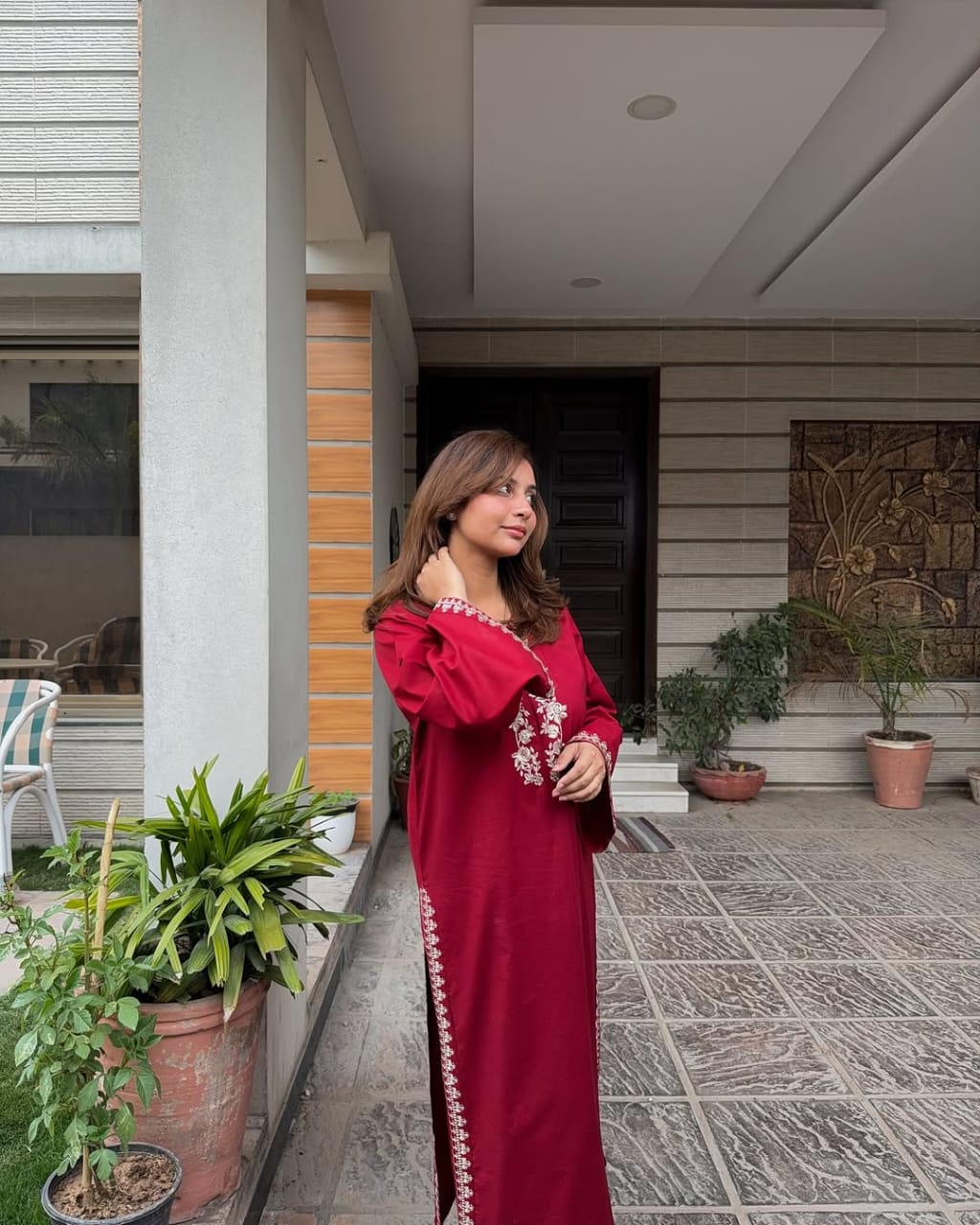 AGHA NOOR | 2PC | LINEN |