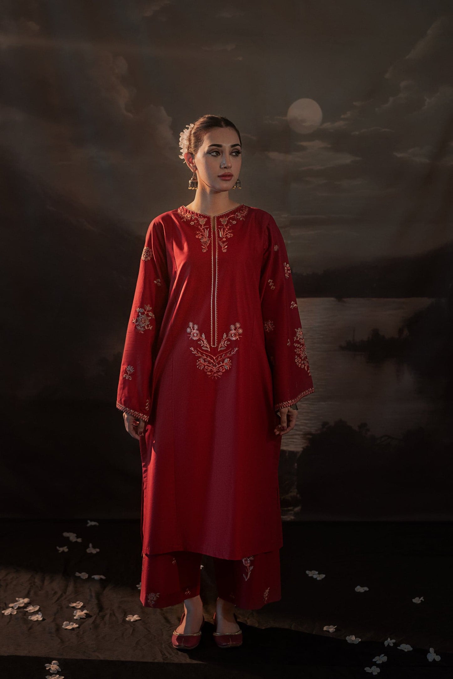 Tulip Long Length (Embroidery 2 Pcs)
