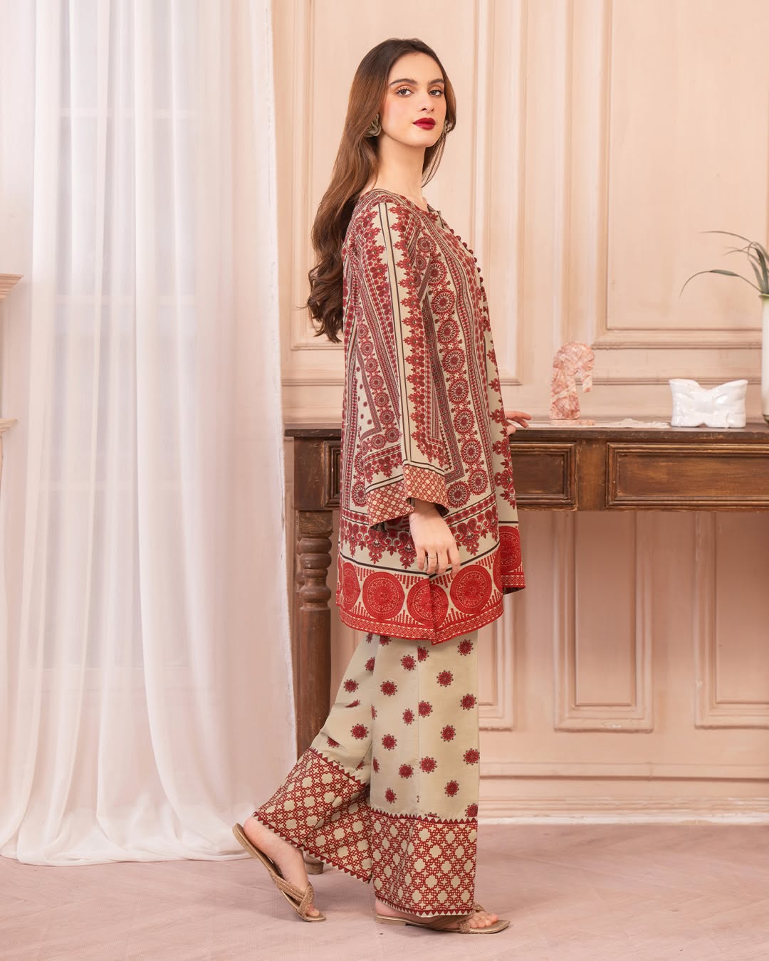 BLOSSOM |DIGITAL 2 PC PREMIUM FABRIC| SUMMER FIT|