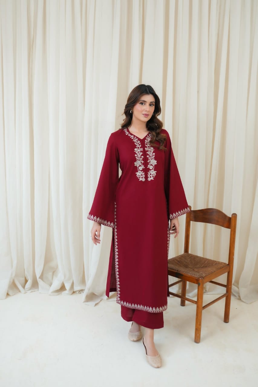 AGHA NOOR | 2PC | LINEN |