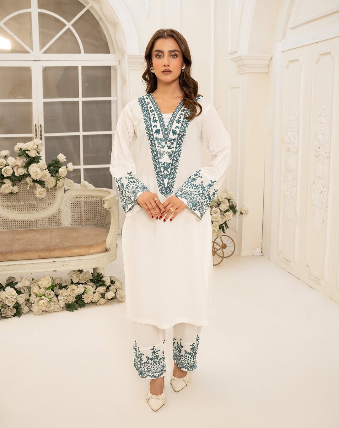 Ayat Long Length (Embroidery 2 Pcs)| EID COLLECTION|