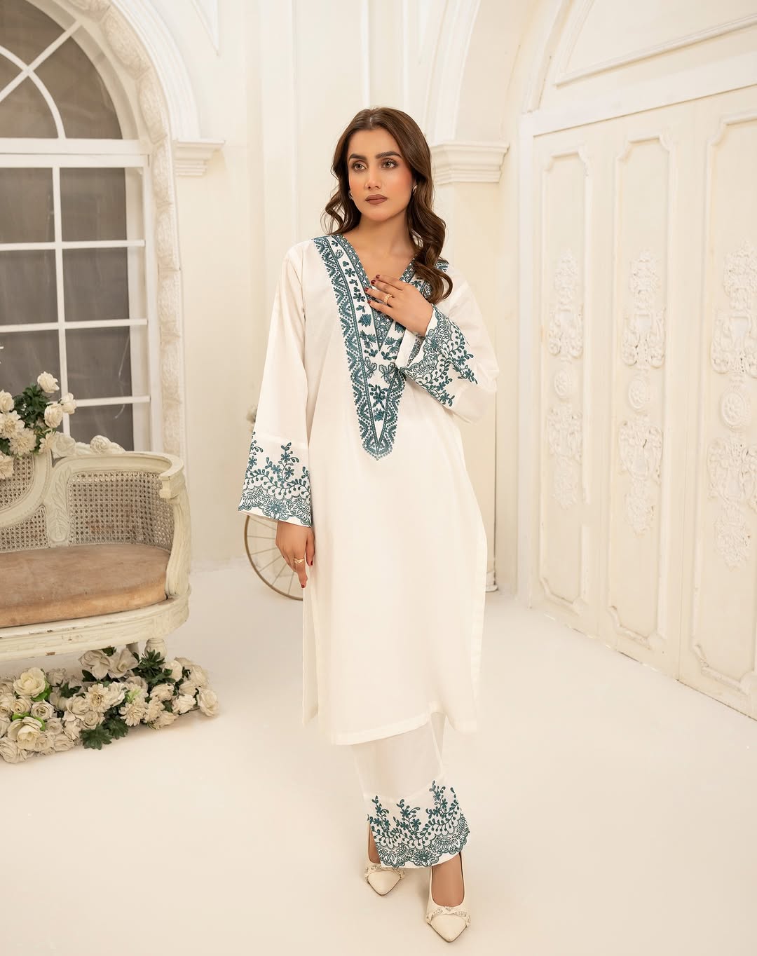 Ayat Long Length (Embroidery 2 Pcs)| EID COLLECTION|