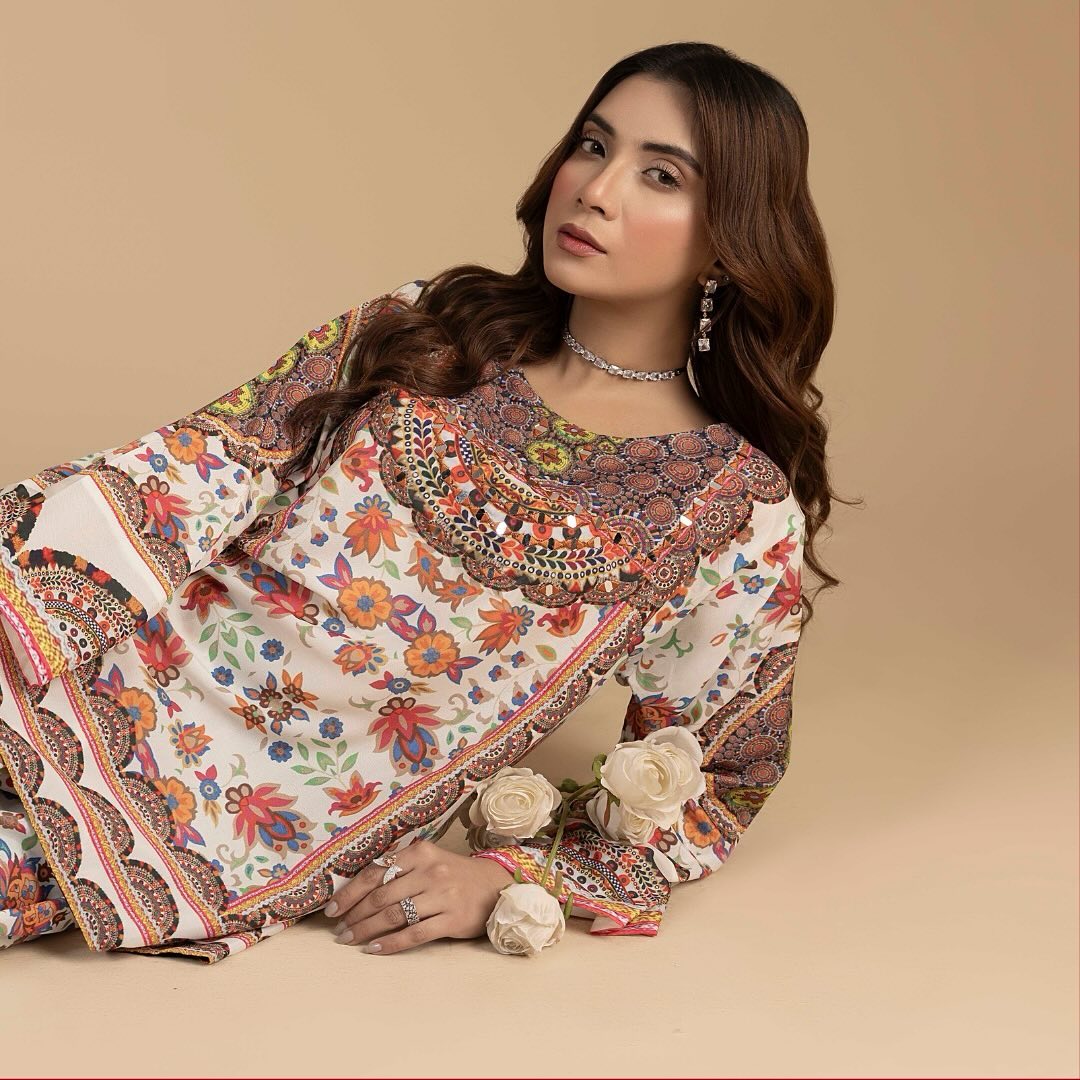 Kohenoor (Digital 2 Pcs) Stitched Summer Fit - Premium Quality Fabric
