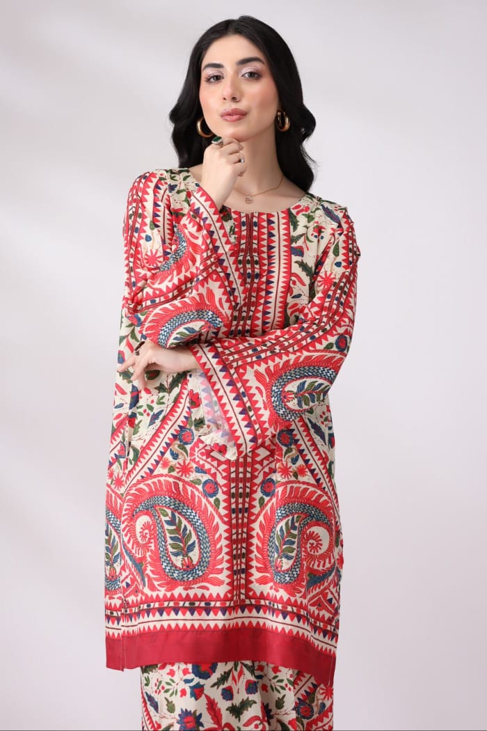 Mashal Preet (Digital 2 Pcs) NEW ARRIVALS | 2PC LAWN SUMMER FIT |STITCHED| FAST DELIVERY