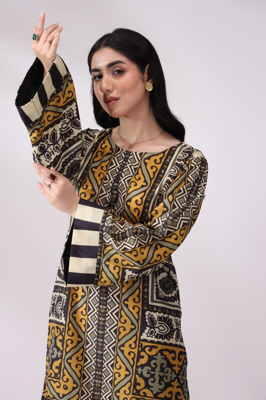 Digital Printed 2 Pcs PREMIUM FABRIC | SUMMER FIT | STITCHED - 3212