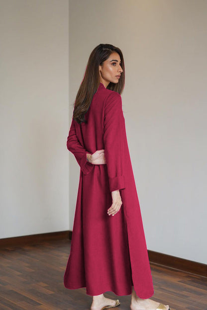 Raima 2 pc Coord Set Premium Fabric | Premium Lawn Stitched | Long Length -15001