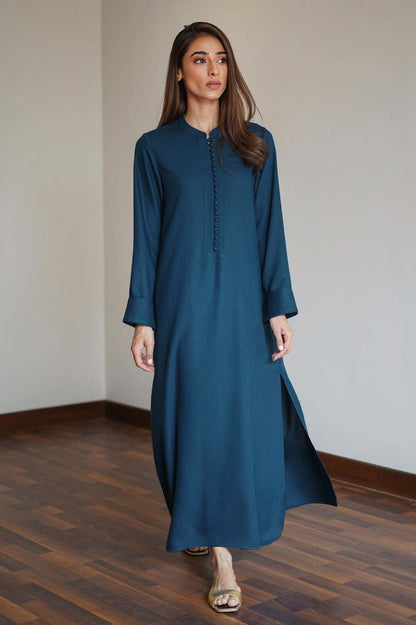 Raima 2 pc Coord Set Premium Fabric | Premium Lawn Stitched | Long Length -15001