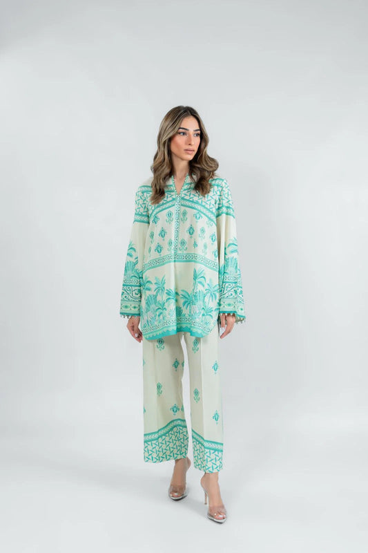 Sola Co-ord Set- Premium Fabric 2 Pc - 170001