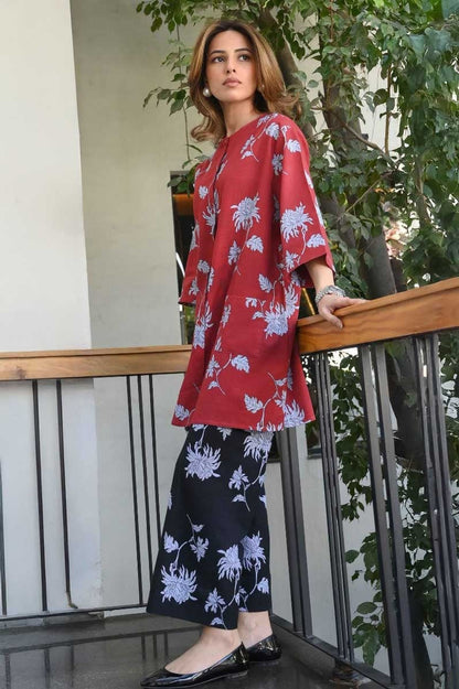 Modern Co-ord Set 2pc | Digital Printed  | PREMIUM STITCHED | PREMIUM FABRIC