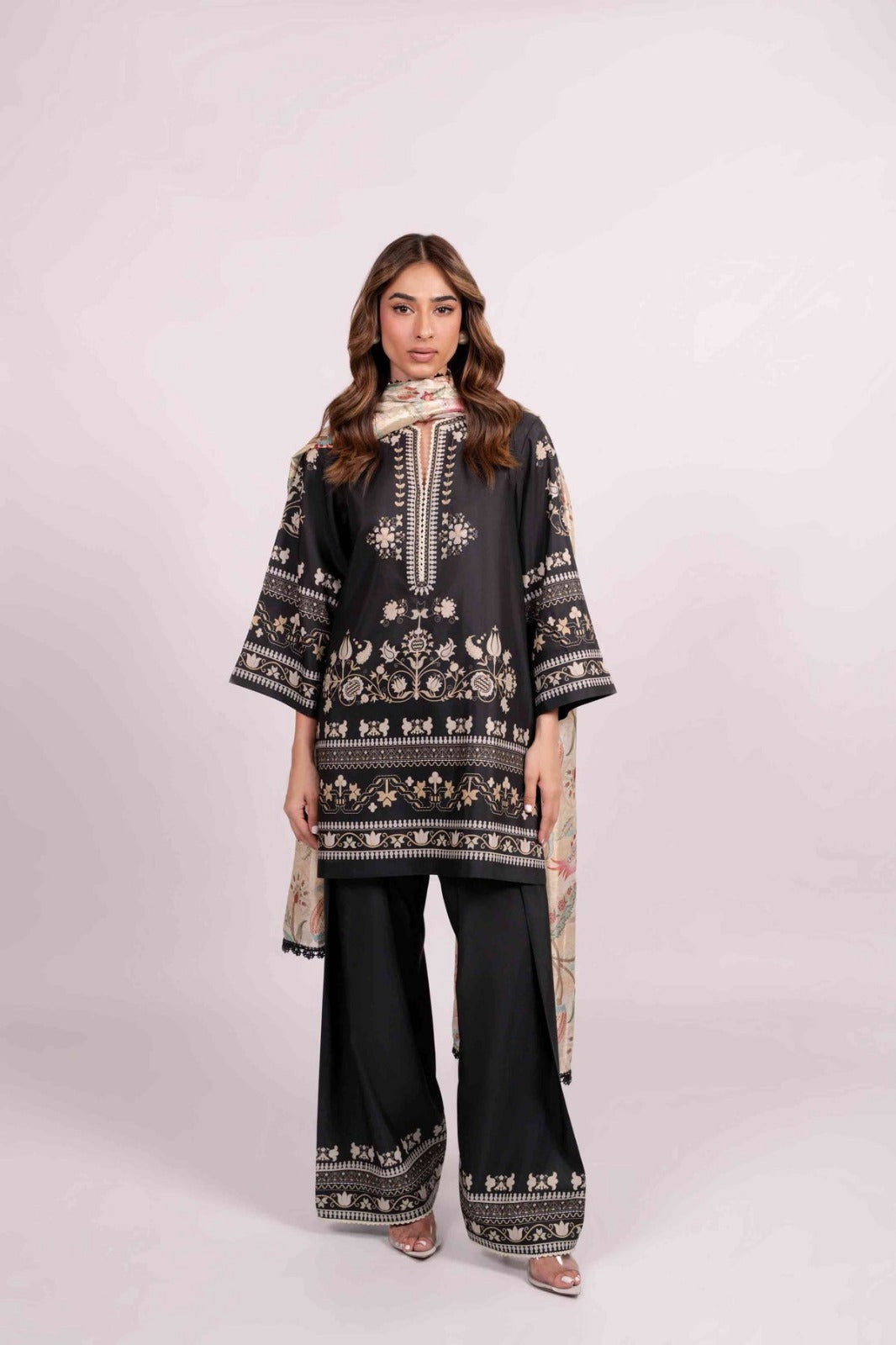 Floral |  3pc | Digital Printed  | PREMIUM STITCHED | PREMIUM FABRIC |
