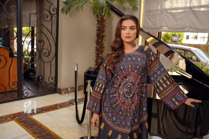 KhaddiI Digital  Black (2PCs) -Premium Quality Fabric