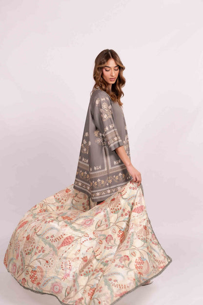 Floral |  3pc | Digital Printed  | PREMIUM STITCHED | PREMIUM FABRIC |