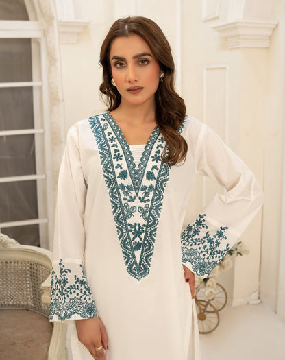 Ayat Long Length (Embroidery 2 Pcs)| EID COLLECTION|