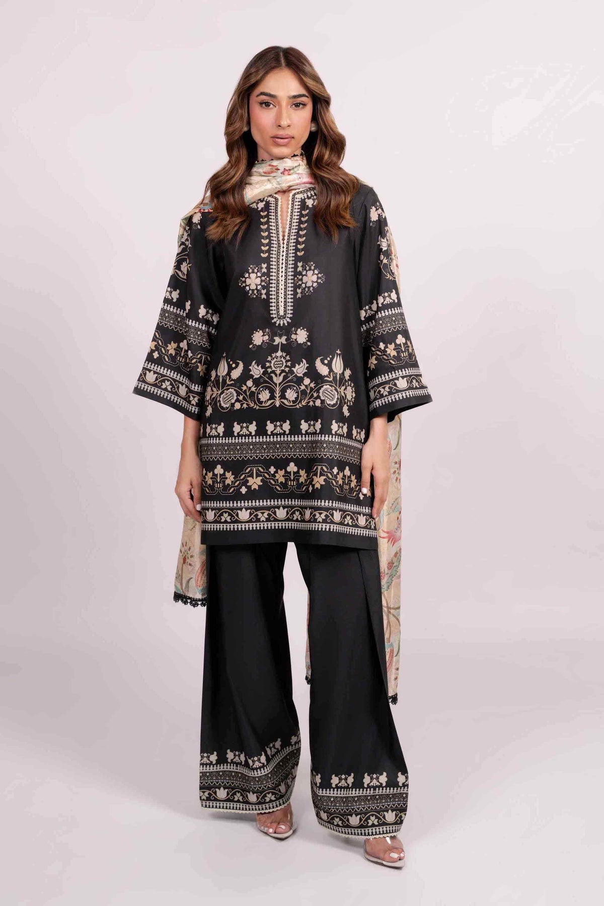 Floral |  3pc | Digital Printed  | PREMIUM STITCHED | PREMIUM FABRIC |