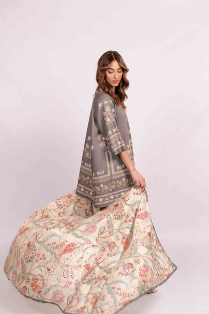 Floral |  3pc | Digital Printed  | PREMIUM STITCHED | PREMIUM FABRIC |
