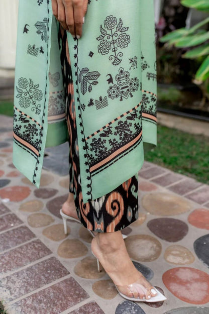 Digital Printed 2 Pcs PREMIUM FABRIC | SUMMER FIT | STITCHED - 3217