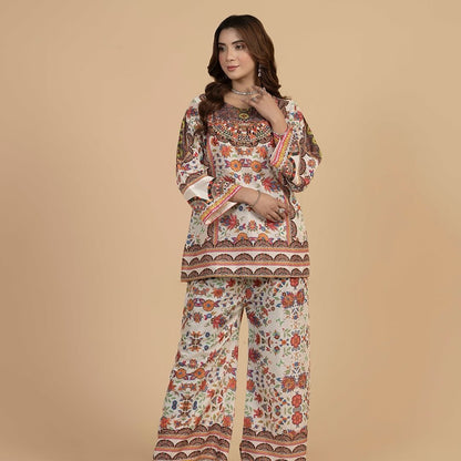 Kohenoor (Digital 2 Pcs) Stitched Summer Fit - Premium Quality Fabric