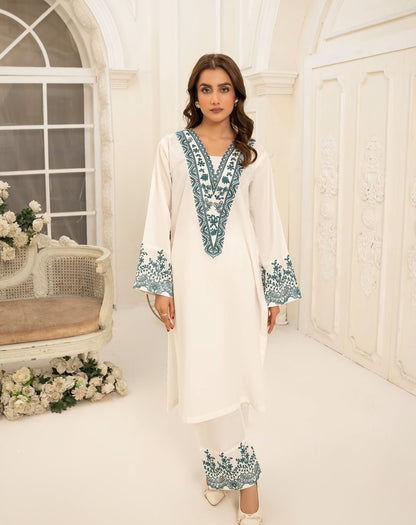 Ayat Long Length (Embroidery 2 Pcs)| EID COLLECTION|