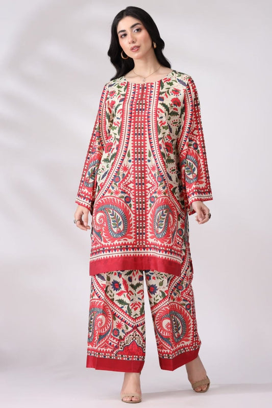 Mashal Preet (Digital 2 Pcs) NEW ARRIVALS | 2PC LAWN SUMMER FIT |STITCHED| FAST DELIVERY