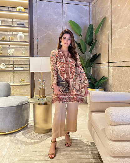 Digital Printed 2 Pcs PREMIUM BLENDED LAWN FABRIC | SUMMER FIT | STITCHED-3551