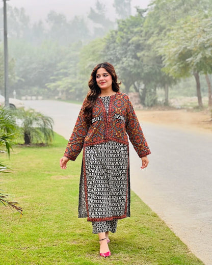Ghazal (Digital Koti 3 Pcs) - New Arrivals