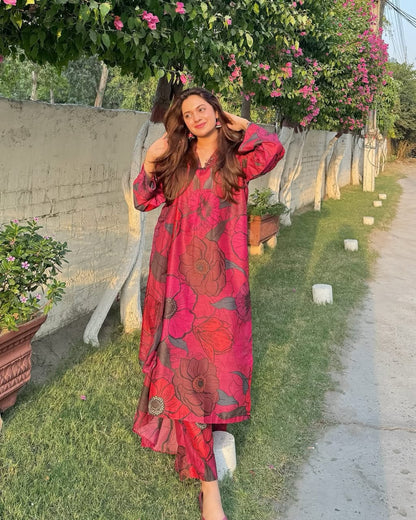 Vania - Digital Printed 3 Pcs PREMIUM FABRIC | SUMMER FIT | STITCHED - 3215