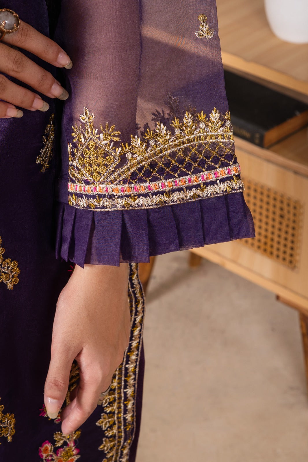 Mehrou (Organza Embroided 3 PCs) Digital Printed | SUMMER FIT | PREMIUM STITCHED | PREMIUM FABRIC |