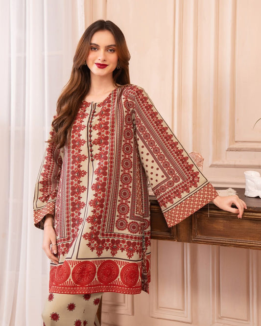 BLOSSOM |DIGITAL 2 PC PREMIUM FABRIC| SUMMER FIT|