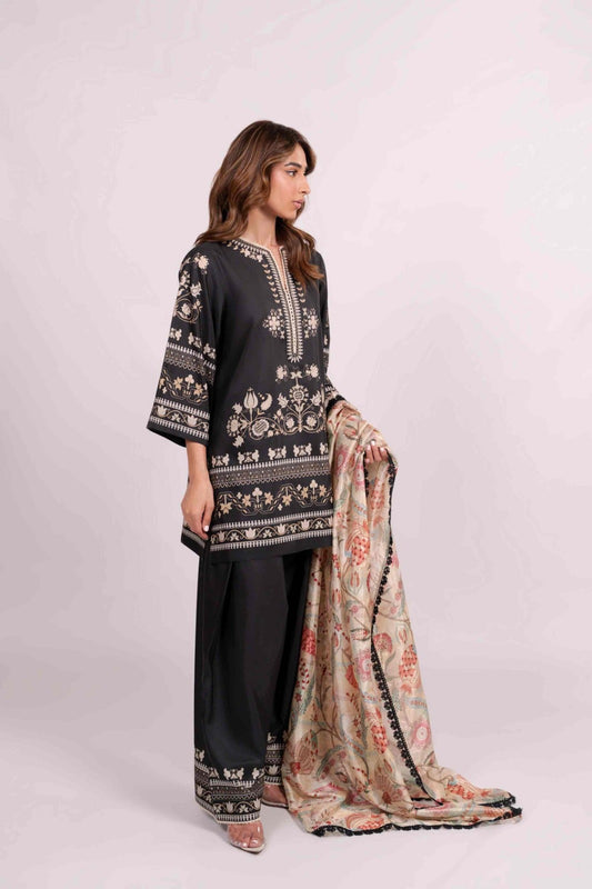 Floral |  3pc | Digital Printed  | PREMIUM STITCHED | PREMIUM FABRIC |