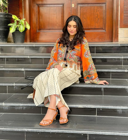 Rangoli (Digital 2 Pcs) - Premium Quality Fabric